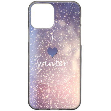 Phone case - casey Design Case - Christmas gift - I love Winter - black