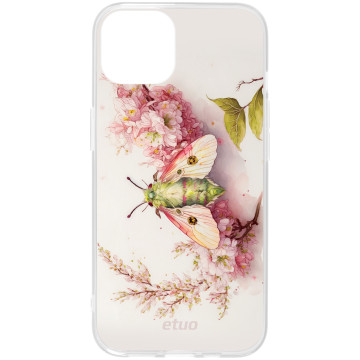 Etui na telefon - casey Design Case - Bloom & Buzz - Flower moth - white