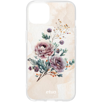 Etui na telefon - casey Design Case - Bloom & Buzz - Vintage Summer Flowers - white
