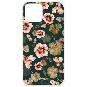 Etui na telefon - casey Design Case - Flora - Kasiags Flora Dark Pattern - white