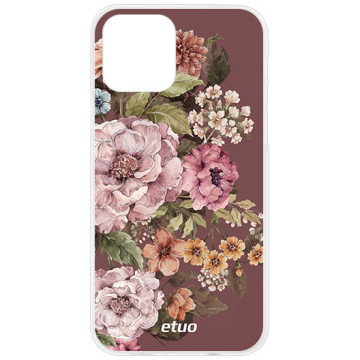 Etui na telefon - casey Design Case - Flora - Kasiags Fall Flora Pattern - white