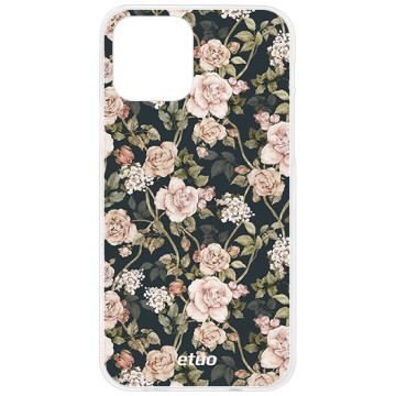 Etui na telefon - casey Design Case - Flora - Kasiags Flora Meadow - white