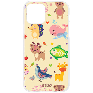 Phone case - casey Design Case - Forever Young - Animal Patch - white