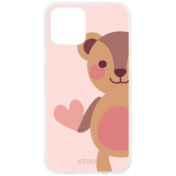 Phone case - casey Design Case - Forever Young - Cute bear - white