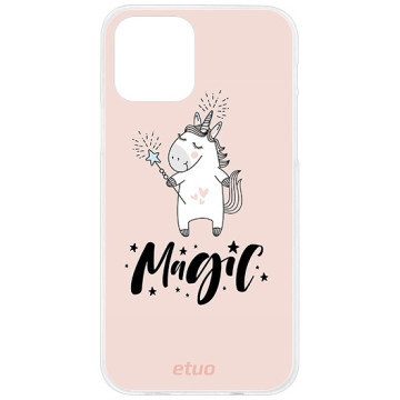Phone case - casey Design Case - Forever Young - Magic unicorn - white