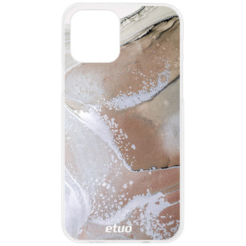 Phone case - casey Design Case - Gold Abstract - Sand marble - white