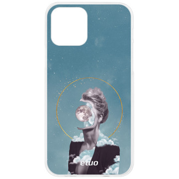 Etui na telefon - casey Design Case - Collages - Kamila Lenarcik The moon in the halo - white