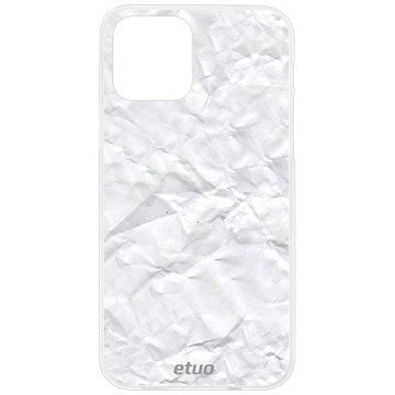 Phone case - casey Design Case - Minimalist - Creased case - white