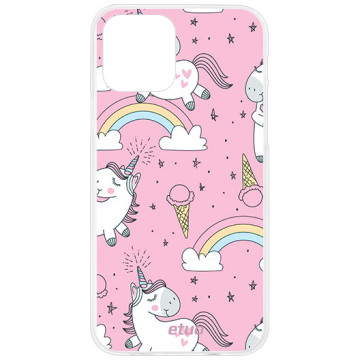 Phone case - casey Design Case - Unicorn - Pink Unicorn - white