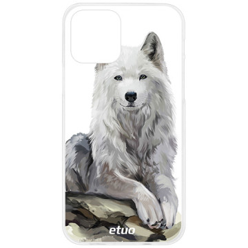 Phone case - casey Design Case - Wild Animals - Watercolor Wolf - white