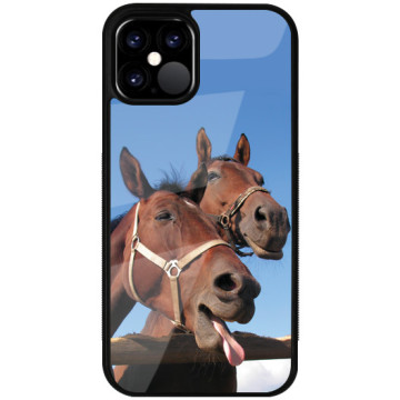 Phone case - casey Glossy Case - Funny Animals - Funny horses