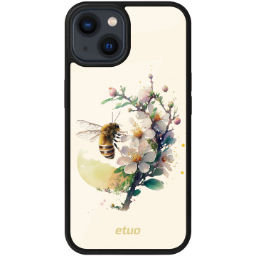 Etui na telefon - casey Glossy Case - Bloom & Buzz - Bee and flowers