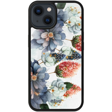 Etui na telefon - casey Glossy Case - Bloom & Buzz - Blue flowers