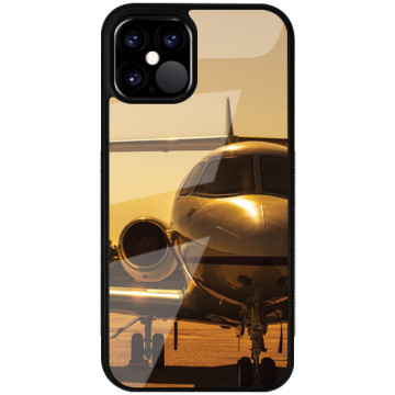 Phone case - casey Glossy Case - Gift for boyfriend - Airplane at the airport