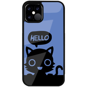 Phone case - casey Glossy Case - Case with cat - Hello kitty