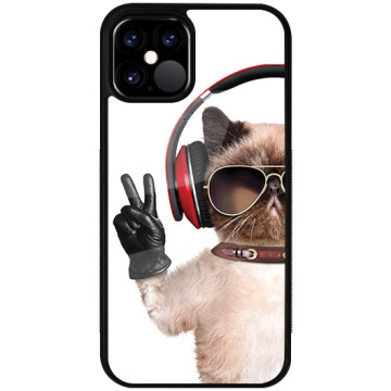 Phone case - casey Glossy Case - Case with cat - Cat Rock