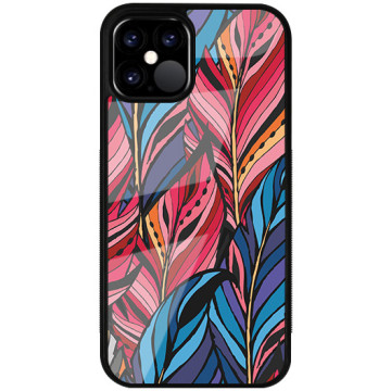 Phone case - casey Glossy Case - Folk & Dreamcatcher - Folk feathers