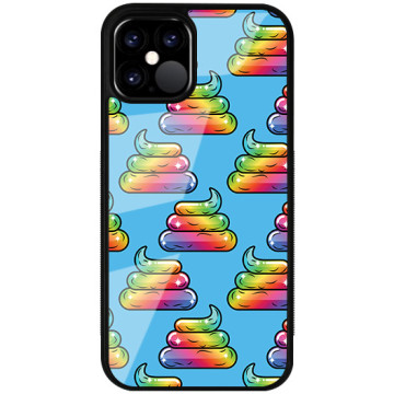 Phone case - casey Glossy Case - Unicorn - Rainbow poop
