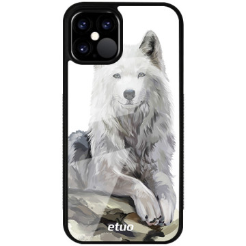 Phone case - casey Glossy Case - Wild Animals - Watercolor Wolf