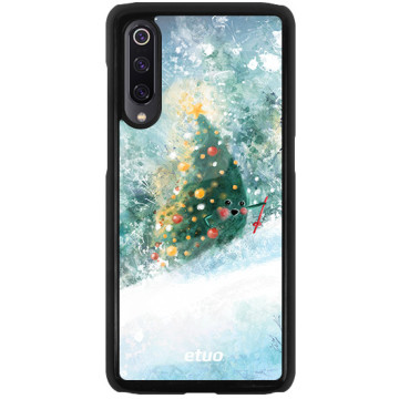 Etui na telefon - casey Glossy Hard Case - Merry Christmas - Anna Maria Draws Christmas tree