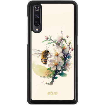 Etui na telefon - casey Glossy Hard Case - Bloom & Buzz - Bee and flowers