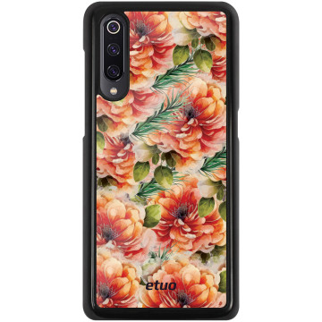 Etui na telefon - casey Glossy Hard Case - Bloom & Buzz - Orange flower pattern