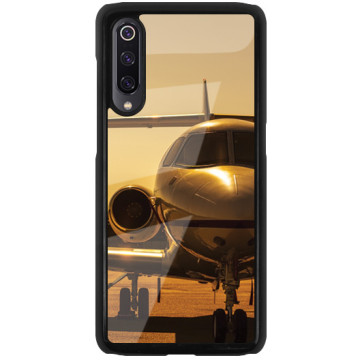 Phone case - casey Glossy Hard Case - Gift for boyfriend - Airplane at the airport