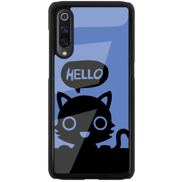 Phone case - casey Glossy Hard Case - Case with cat - Hello kitty