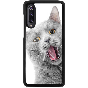 Phone case - casey Glossy Hard Case - Case with cat - Meowing cat