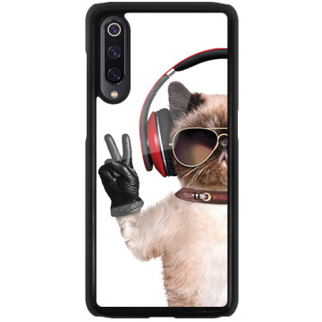 Phone case - casey Glossy Hard Case - Case with cat - Cat Rock