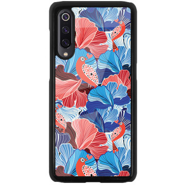 Phone case - casey Glossy Hard Case - Floral Case - Flower leaves