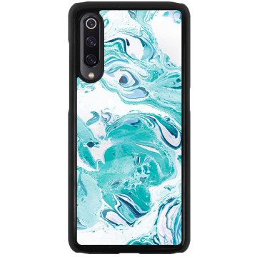 Phone case - casey Glossy Hard Case - Marble Case - Blue Marble