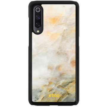 Phone case - casey Glossy Hard Case - Chic Design - Yellow Marble