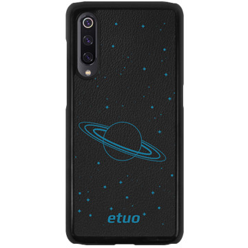 Leather Hard Case - black and blue - Cosmos