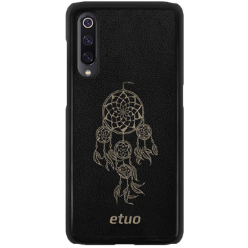 Leather Hard Case - black and golden - Dreamcatcher