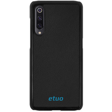 Leather Hard Case - natural - black and blue