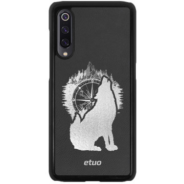 Leather Hard Case - black - Wolf Mountain