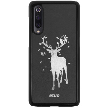 Leather Hard Case - black - Deer