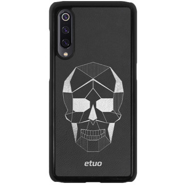 Leather Hard Case - black - Skull