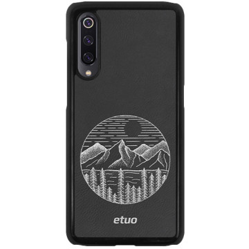 Leather Hard Case - black - Mrs Ostrovia mountains