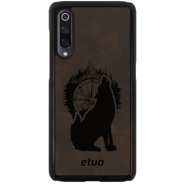 Leather Hard Case - dark chocolate - Wolf Mountain