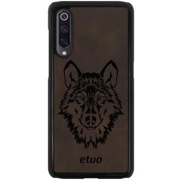 Leather Hard Case - dark chocolate - Wolf