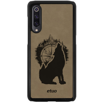 Leather Hard Case - gray - Wolf Mountain
