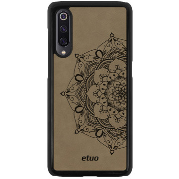Leather Hard Case - gray - Mandala