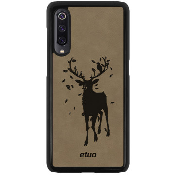 Leather Hard Case - gray - Deer