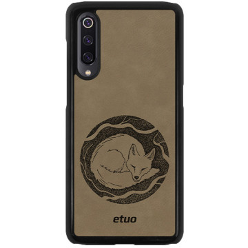 Leather Hard Case - gray - Mrs Ostrovia fox