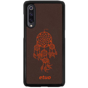 Leather Hard Case - brown-orange - Dreamcatcher