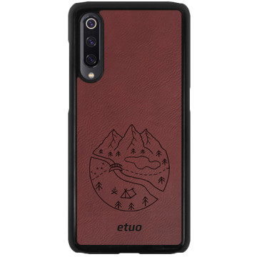 Leather Hard Case - claret - Mrs Ostrovia map