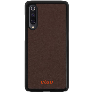 Leather Hard Case - natural - brown-orange