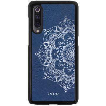 Leather Hard Case - chable blue - Mandala